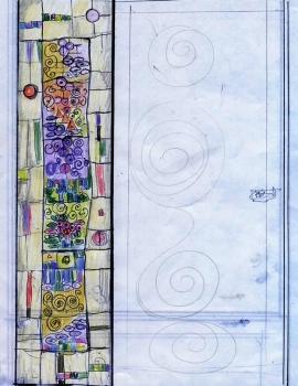 Sketch for door