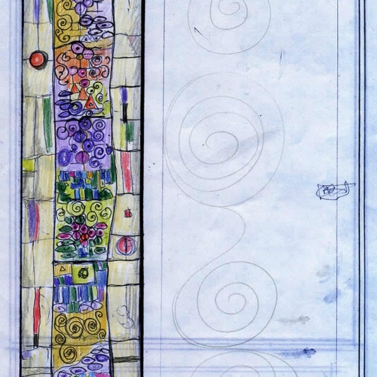Sketch for door