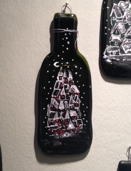 bottiglia decorata