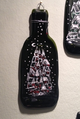 bottiglia decorata