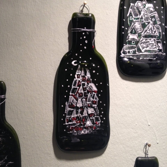bottiglia decorata