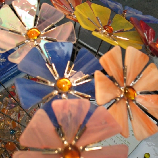 Fiori –  tecnica Tiffany