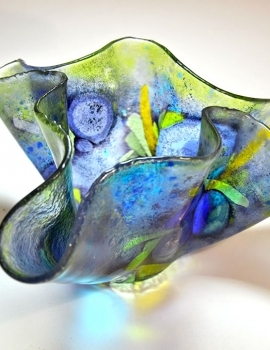 Jar, “winter flowers”