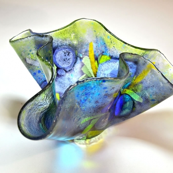 Jar, “winter flowers”